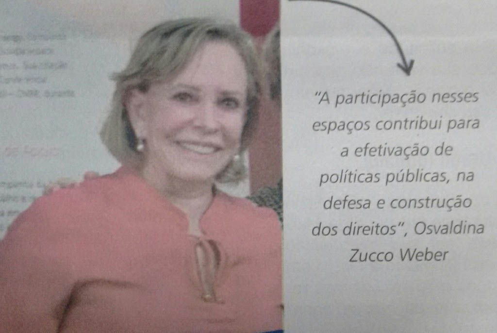 Trabalho da Coordenadora da PPI, Osvaldina Weber, é destaque no Jornal da Arquidiocese de Florianópolis