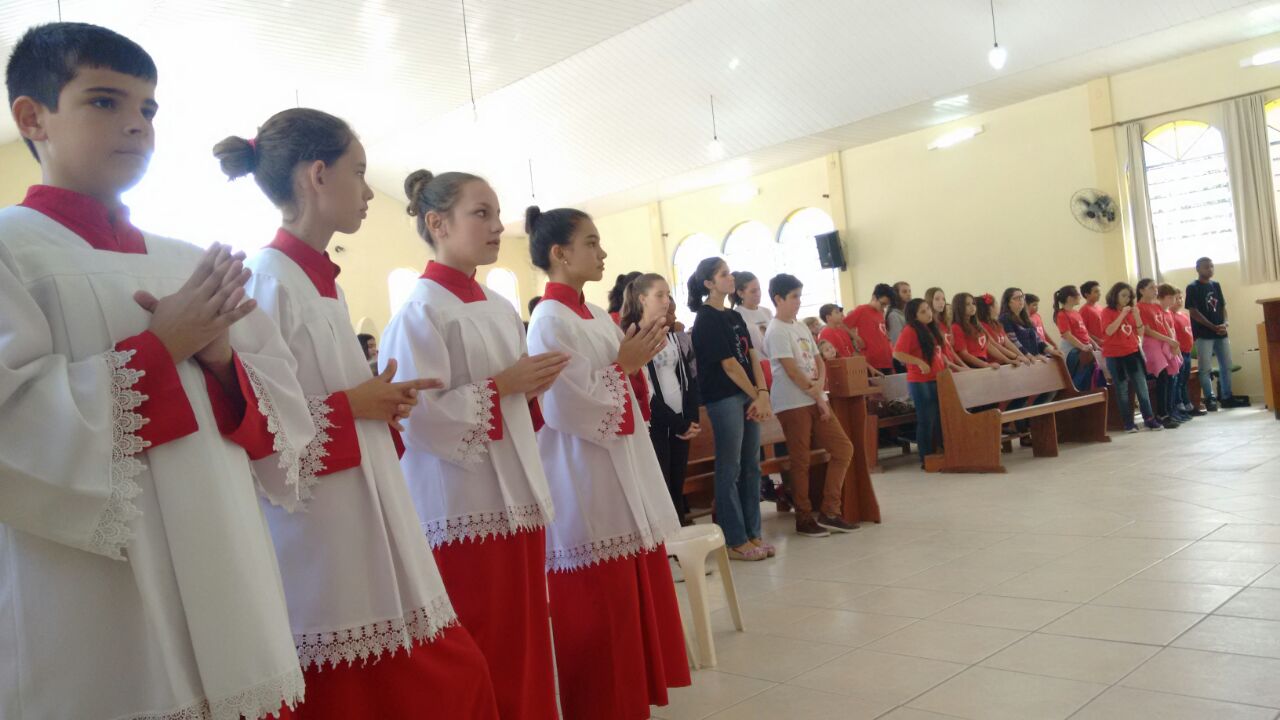 Encontro de coroinhas da forania norte