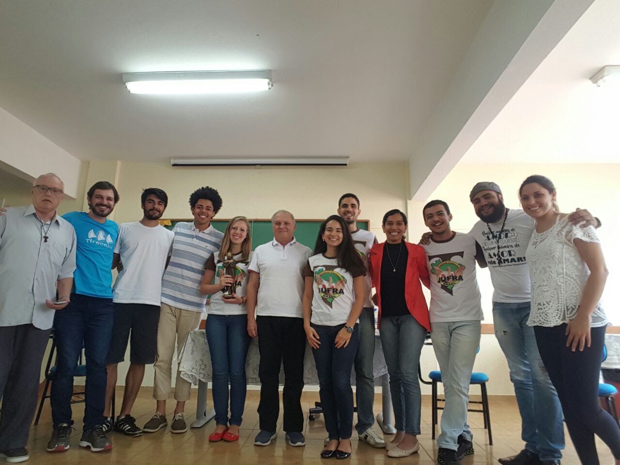 Fraternidades de SC realizam celebração de admissão na Jufra do Brasil