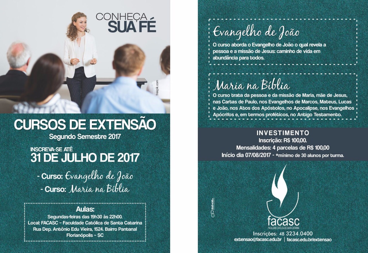 Confira os cursos de extensão da FACASC para o segundo semestre