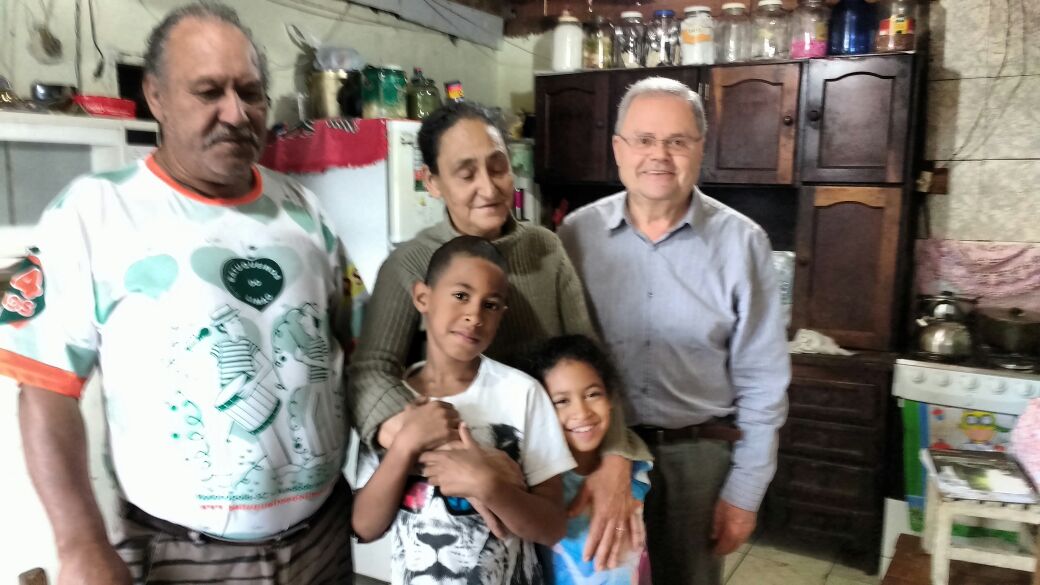 Visita nas casas no mês de Julho