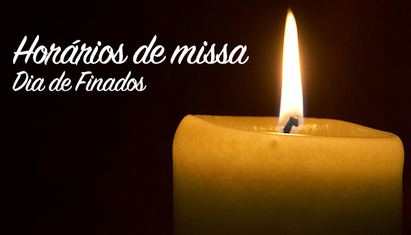 Horários de missas no dia de finados
