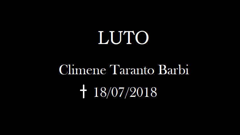 Nota de Falecimento – Climene Taranto Barbi