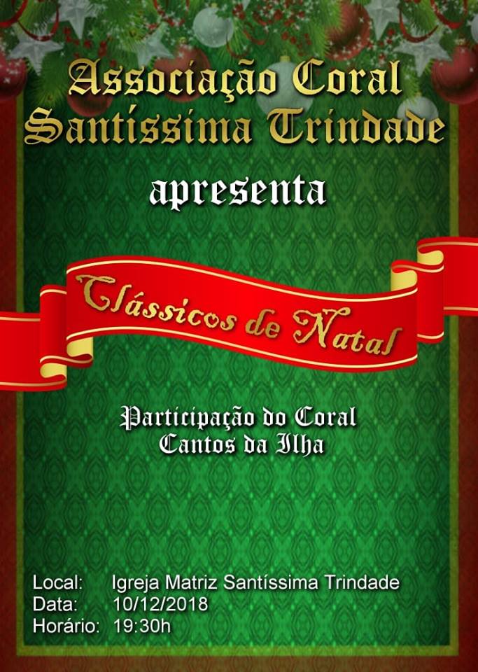 Coral Santíssima Trindade apresenta: “Clássicos de Natal”