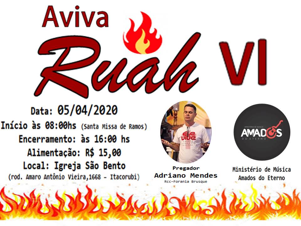 Grupo de Oração Ruah prepara VI Aviva