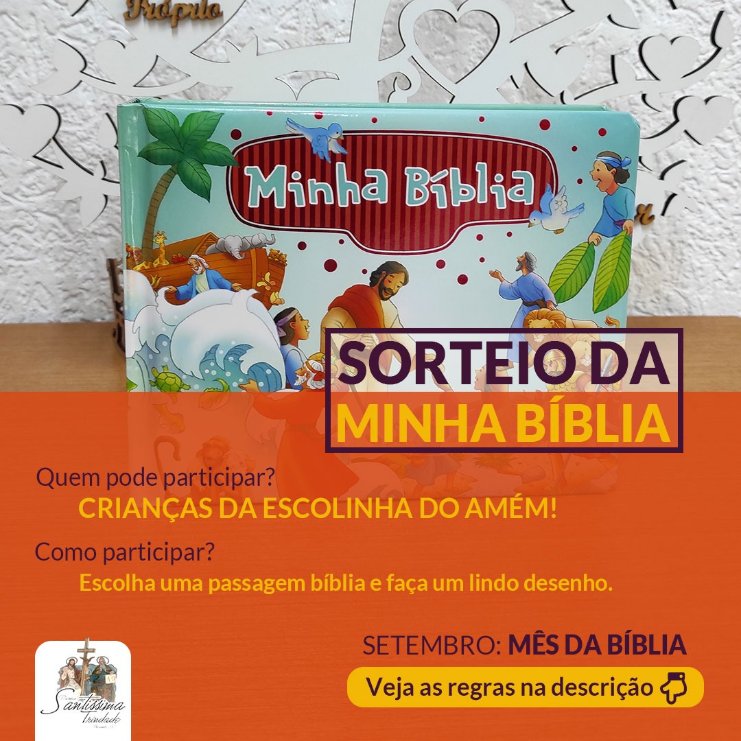 Mês da Bíblia: sorteio Escolinha do Amém