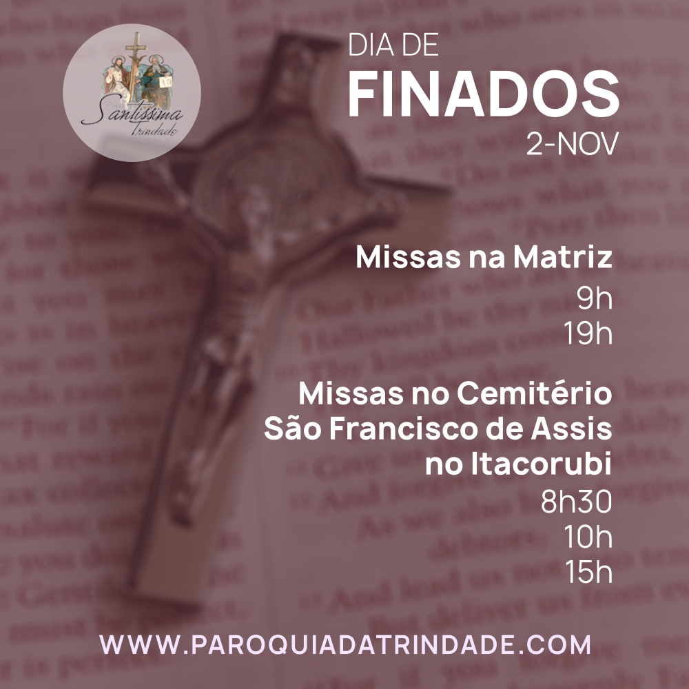 Finados 2020: celebre conosco