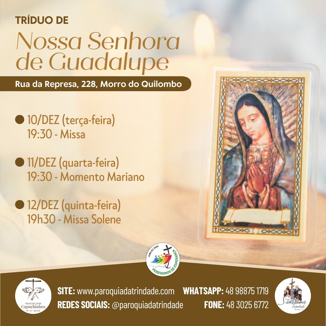 Nossa Senhora de Guadalupe será festejada no Morro do Quilombo em Florianópolis